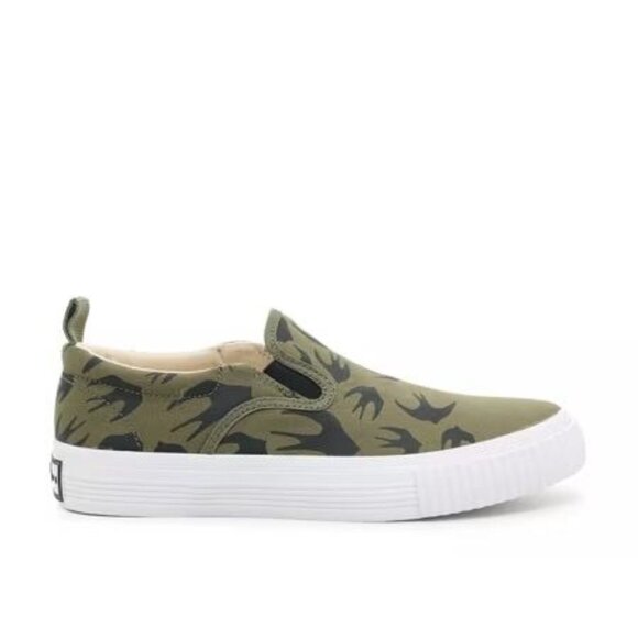 MCQ Alexander MCQueen Women's Swallow Olive Green Slip On Sneaker 41/ US 11 Size - Picture 5 of 5